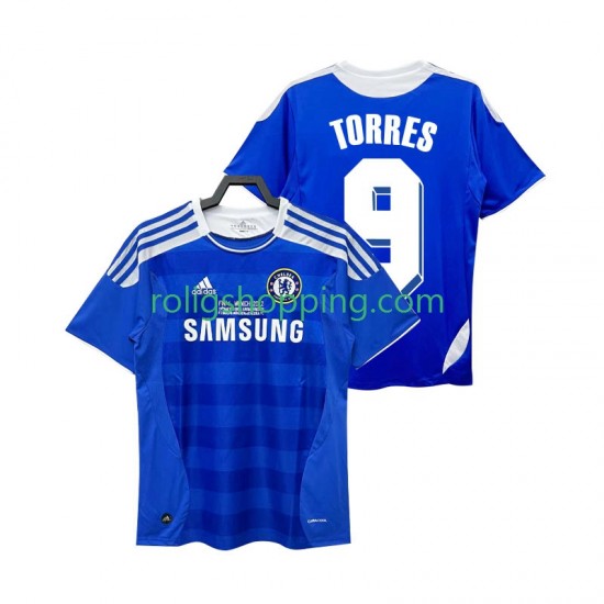 Fotbollströja Chelsea Torres 9 2012 Retro Män Hemmaställ 2011 Kort ärm
