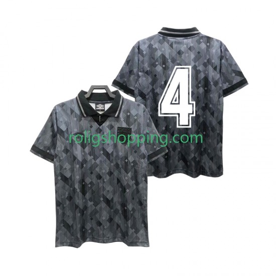 Fotbollströja England 4 1990 Retro Män Bortaställ Kort ärm