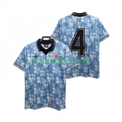 Fotbollströja England 4 1990 Retro Män Tredjeställ Kort ärm