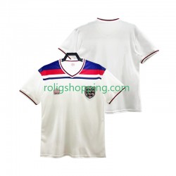 Fotbollströja England 1982 Retro Män Hemmaställ Kort ärm