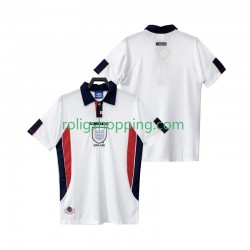 Fotbollströja England 1998 Retro Män Hemmaställ Kort ärm