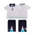 Fotbollströja England 1996 Retro Barn Hemmaställ Kort ärm