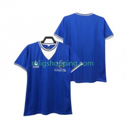 Fotbollströja Everton FC 1985 Retro Män Tredjeställ Kort ärm