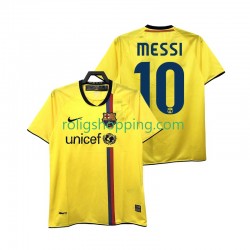 Fotbollströja FC Barcelona Lionel Messi 10 2009 Retro Män Bortaställ 2008 Kort ärm