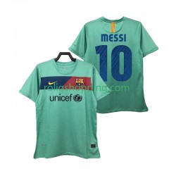 Fotbollströja FC Barcelona Lionel Messi 10 Retro Män Bortaställ 2011 2010 Kort ärm