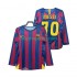 Fotbollströja FC Barcelona Lionel Messi 30 Champions League 2005 Retro Män Hemmaställ 2006 Lång ärm