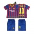 Fotbollströja FC Barcelona Neymar JR 11 2013 2014 Retro Barn Hemmaställ Kort ärm