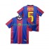 Fotbollströja FC Barcelona PUYOL 5 1998 Retro Män Hemmaställ 1999 Kort ärm