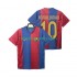 Fotbollströja FC Barcelona RONALDINHO 10 2007 Retro Män Hemmaställ 2006 Kort ärm