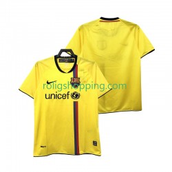 Fotbollströja FC Barcelona 2009 Retro Män Bortaställ 2008 Kort ärm