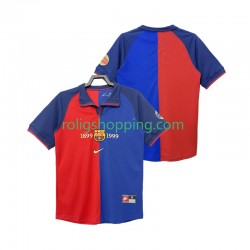 Fotbollströja FC Barcelona 1990 2000 Retro Män Hemmaställ Kort ärm