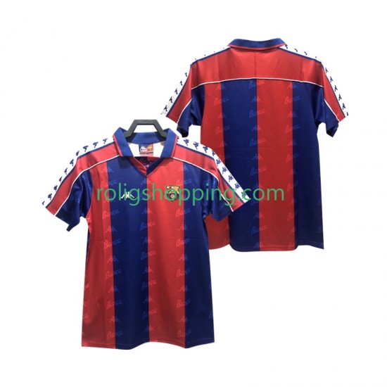 Fotbollströja FC Barcelona 1992 1995 Retro Män Hemmaställ Kort ärm