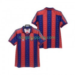 Fotbollströja FC Barcelona 1996 1997 Retro Män Hemmaställ Kort ärm