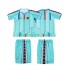 Fotbollströja FC Barcelona 1996 1997 Retro Barn Bortaställ Kort ärm