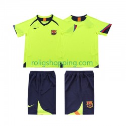 Fotbollströja FC Barcelona 2005 Retro Barn Bortaställ 2006 Kort ärm