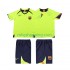 Fotbollströja FC Barcelona 2005 Retro Barn Bortaställ 2006 Kort ärm