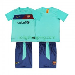 Fotbollströja FC Barcelona Retro Barn Bortaställ 2011 2010 Kort ärm