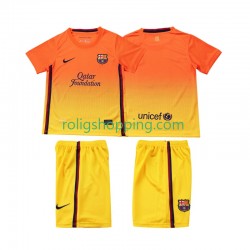 Fotbollströja FC Barcelona 2012 2013 Retro Barn Bortaställ Kort ärm