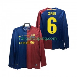 Fotbollströja FC Barcelona XAVI 6 Champions League 2009 Retro Män Hemmaställ 2008 Lång ärm