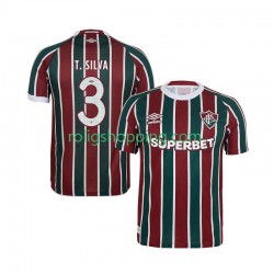 Fotbollströja Fluminense Thiago Silva 3 Män Hemmaställ 2025-2026 Kort ärm