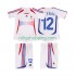 Fotbollströja Frankrike Henry 12 Retro Barn Bortaställ 2006 Kort ärm