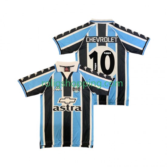 Fotbollströja Gremio Chevrolet 10 2000 Retro Män Hemmaställ Kort ärm