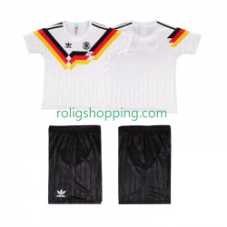 Fotbollströja Tyskland 1990 Retro Barn Hemmaställ Kort ärm