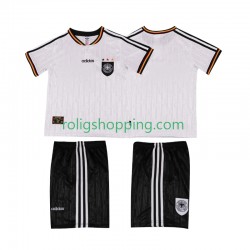 Fotbollströja Tyskland 1996 Retro Barn Hemmaställ Kort ärm