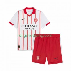 Fotbollströja Girona Barn Hemmaställ 2025-2026 Kort ärm