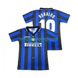 Fotbollströja Inter Milan Ronaldo 10 1997 1998 Retro Män Hemmaställ Kort ärm
