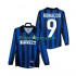 Fotbollströja Inter Milan Ronaldo 9 1998 Retro Män Hemmaställ 1999 Lång ärm
