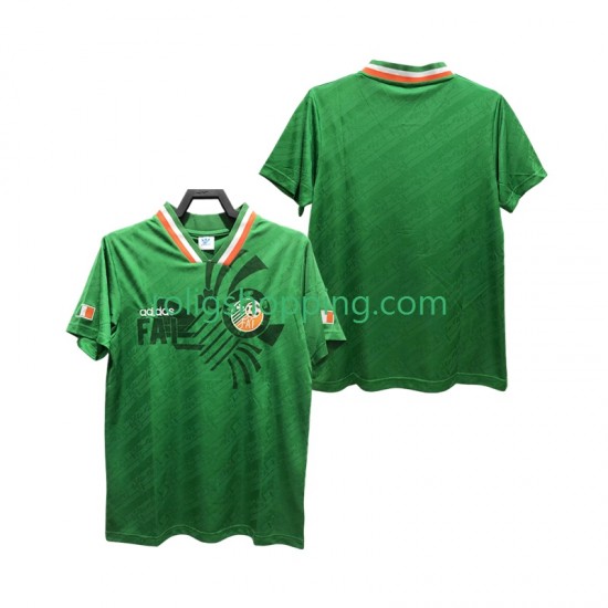 Fotbollströja Irland Retro Män Hemmaställ 1994 Kort ärm