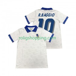 Fotbollströja Italien Roberto Baggio 10 Retro Män Bortaställ 1994 Kort ärm