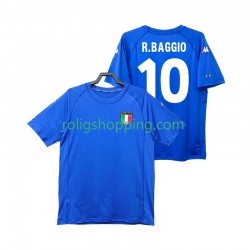 Fotbollströja Italien Roberto Baggio 10 2000 Retro Män Hemmaställ Kort ärm