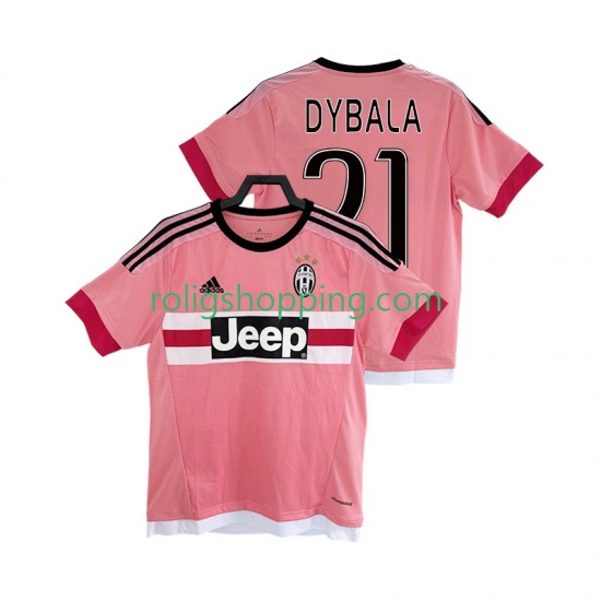 Fotbollströja Juventus DYBALA 21 2016 2017 Retro Män Bortaställ Kort ärm