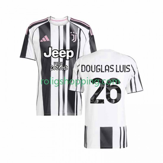Fotbollströja Juventus Douglas Luiz 26 Män Hemmaställ 2025-2026 Kort ärm