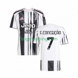 Fotbollströja Juventus Francisco Conceicao 7 Män Hemmaställ 2025-2026 Kort ärm