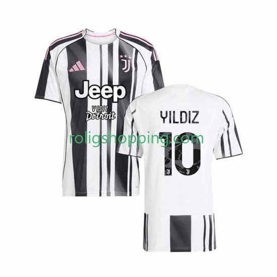 Fotbollströja Juventus Kenan Yildiz 10 Män Hemmaställ 2025-2026 Kort ärm