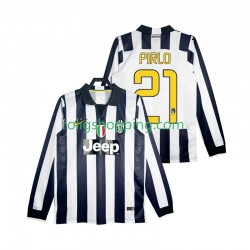 Fotbollströja Juventus Pirlo 21 2014 2015 Retro Män Hemmaställ Lång ärm