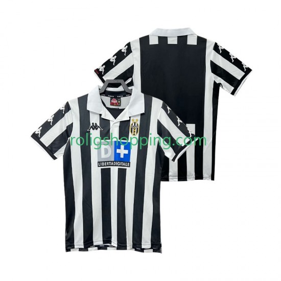 Fotbollströja Juventus 2000 Retro Män Hemmaställ 1999 Kort ärm