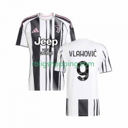 Fotbollströja Juventus Vlahovic 9 Män Hemmaställ 2025-2026 Kort ärm