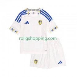Fotbollströja Leeds United Barn Hemmaställ 2025-2026 Kort ärm