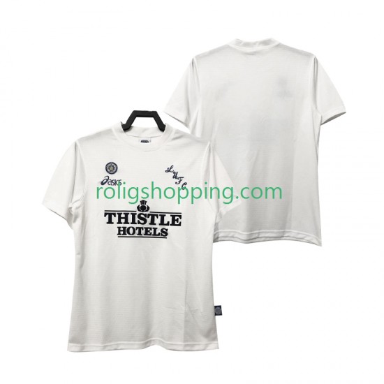 Fotbollströja Leeds United 1995 1996 Retro Män Hemmaställ Kort ärm