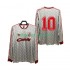 Fotbollströja Liverpool 10 1989 1991 Retro Män Bortaställ Lång ärm