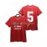 Fotbollströja Liverpool 5 1985 1986 Retro Män Hemmaställ Kort ärm