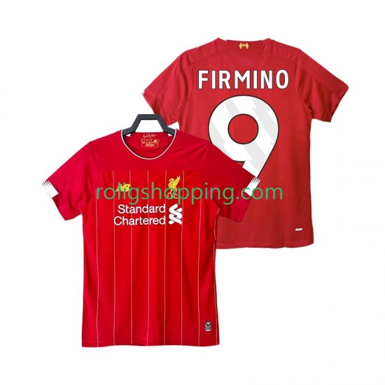 Fotbollströja Liverpool FIRMINO 9 2019 2020 Retro Män Hemmaställ Kort ärm