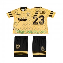 Fotbollströja Liverpool FOWLER 23 LWP 1996 Retro Barn Tredjeställ 1994 Kort ärm