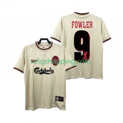 Fotbollströja Liverpool FOWLER 9 1996 1997 Retro Män Bortaställ Kort ärm