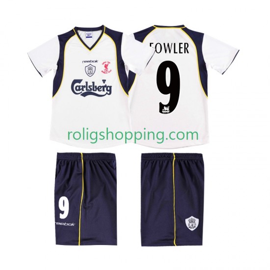 Fotbollströja Liverpool FOWLER 9 LWP 2001 2002 Retro Män Bortaställ Kort ärm