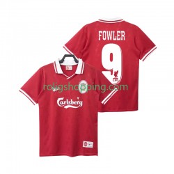 Fotbollströja Liverpool FOWLER 9 1996 1998 Retro Män Hemmaställ Kort ärm